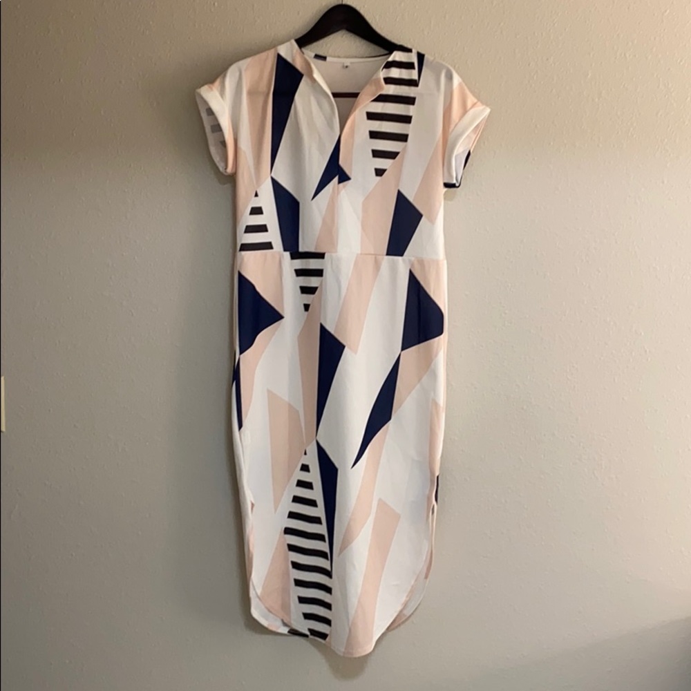 Cute Color Block Dress